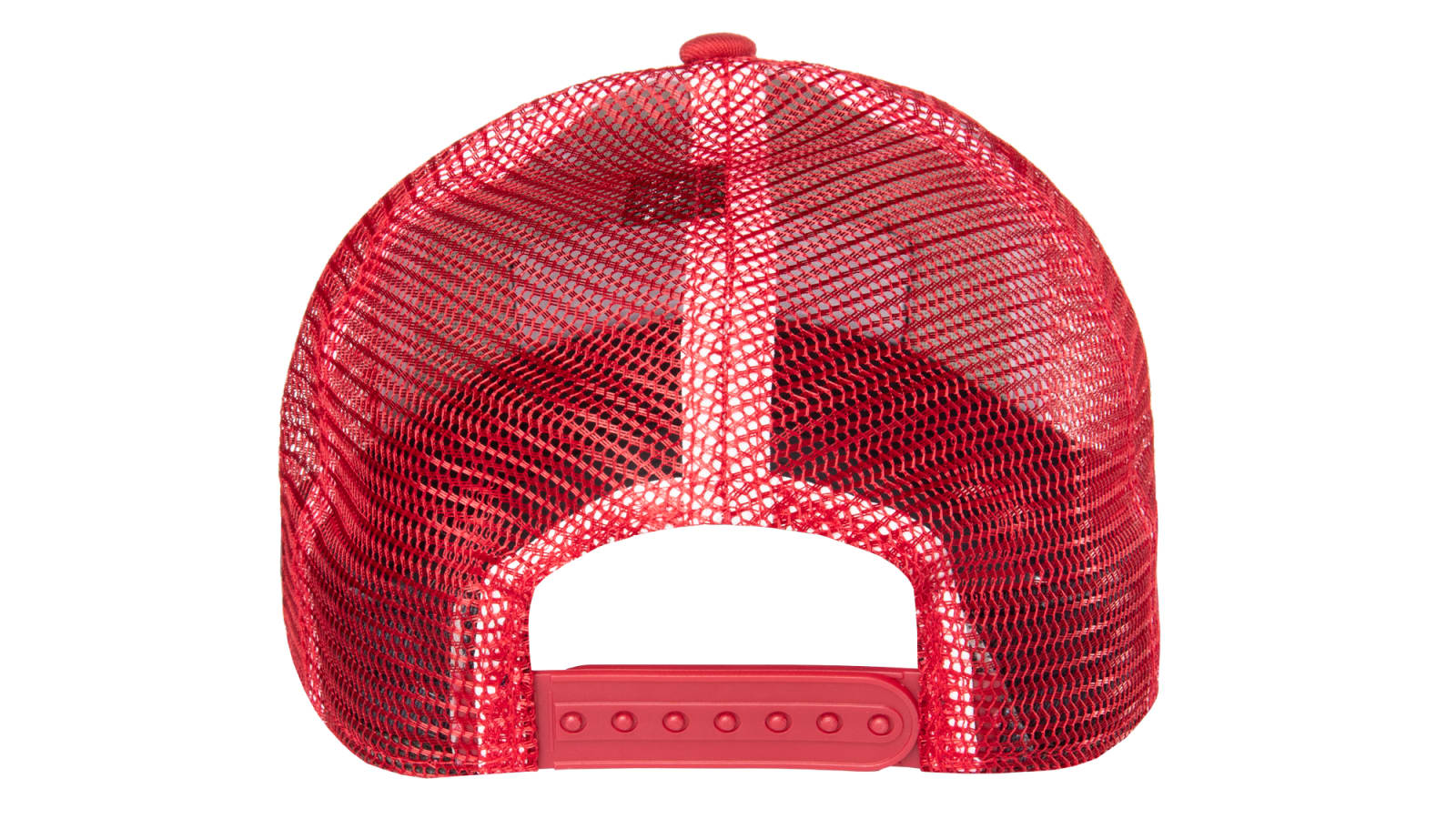 Red mesh hat store